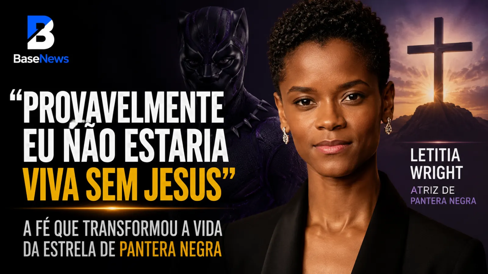 "Provavelmente eu não estaria viva sem Jesus": a fé que transformou a vida da estrela de Pantera Negra