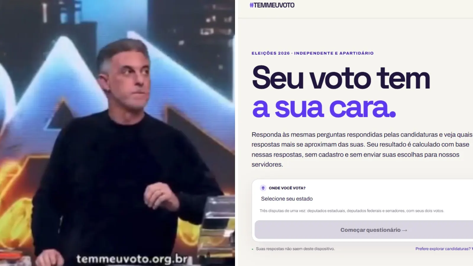 Plataforma divulgada por Luciano Huck vira alvo de críticas e MPF abre apuração sobre possível infração eleitoral