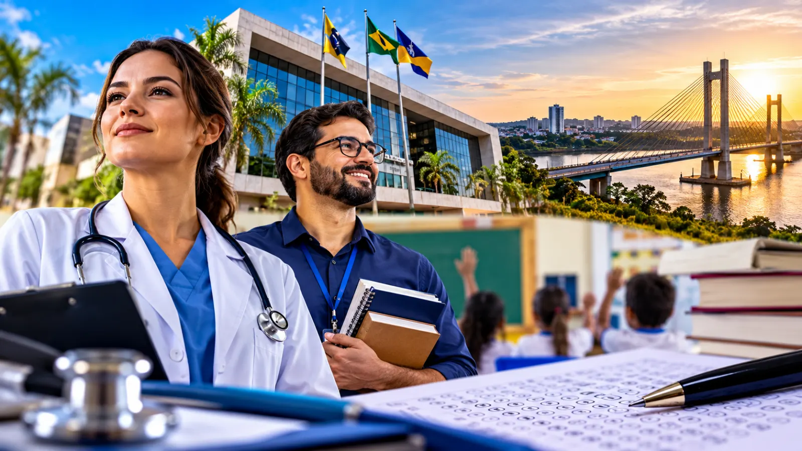 Prefeitura de Porto Velho abre inscrições para 2.678 vagas na Saúde e Educação; salários chegam a R$ 9,8 mil