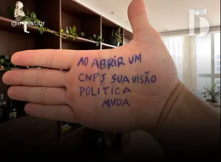 “Imposto deixa de ser discurso e vira boleto”: empreendedor declara apoio a Bolsonaro e critica dificuldades de quem abre empresa