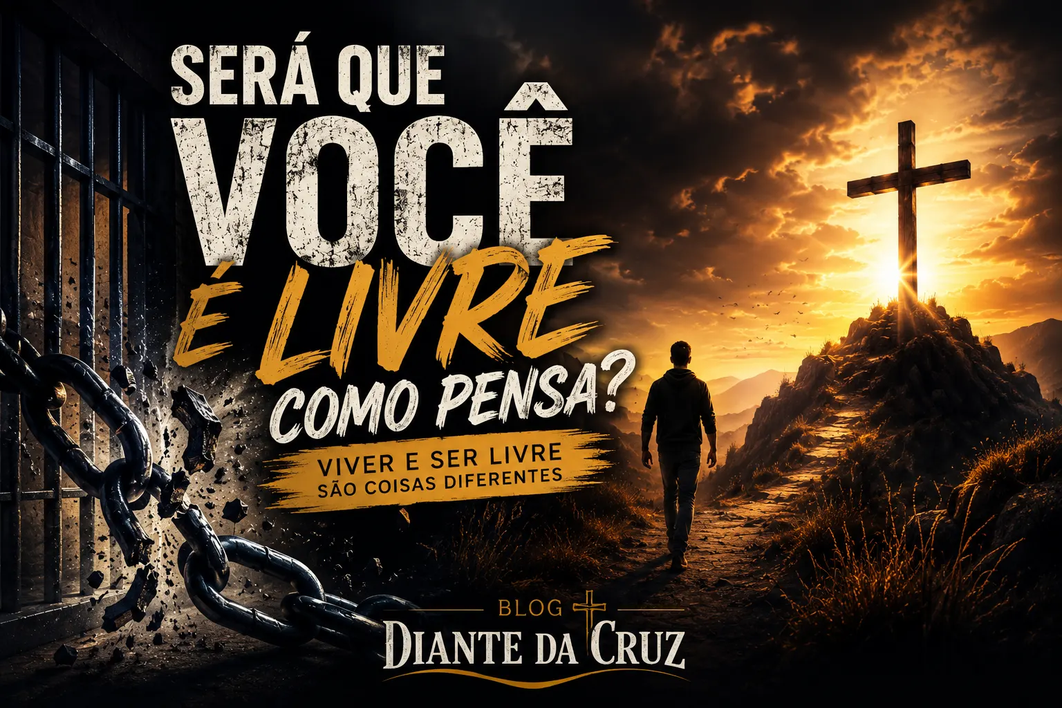Será que você é livre como pensa? Viver e ser livre são coisas diferentes