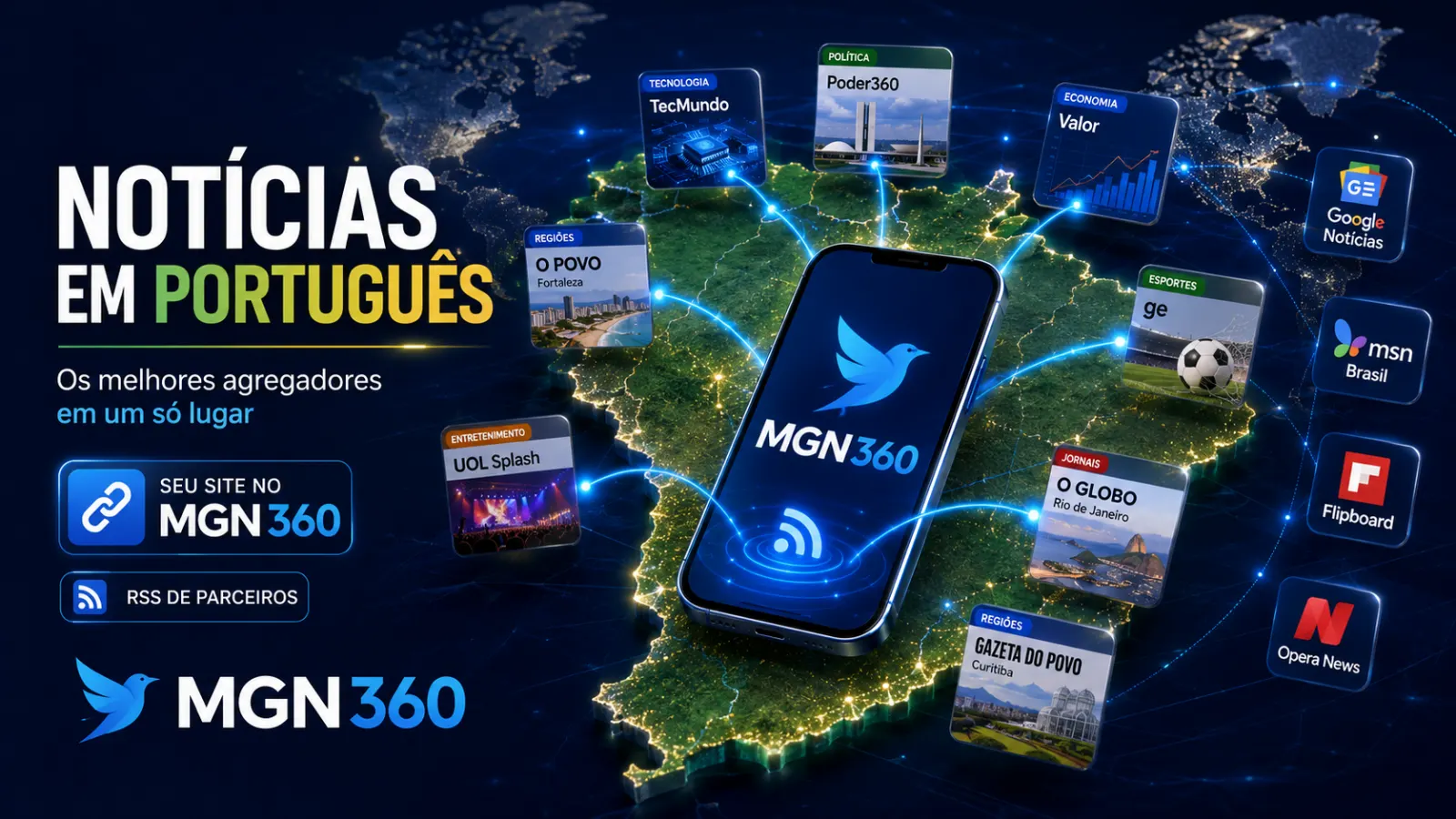 Os melhores agregadores de notícias em português: informação do Brasil e do mundo em um só lugar