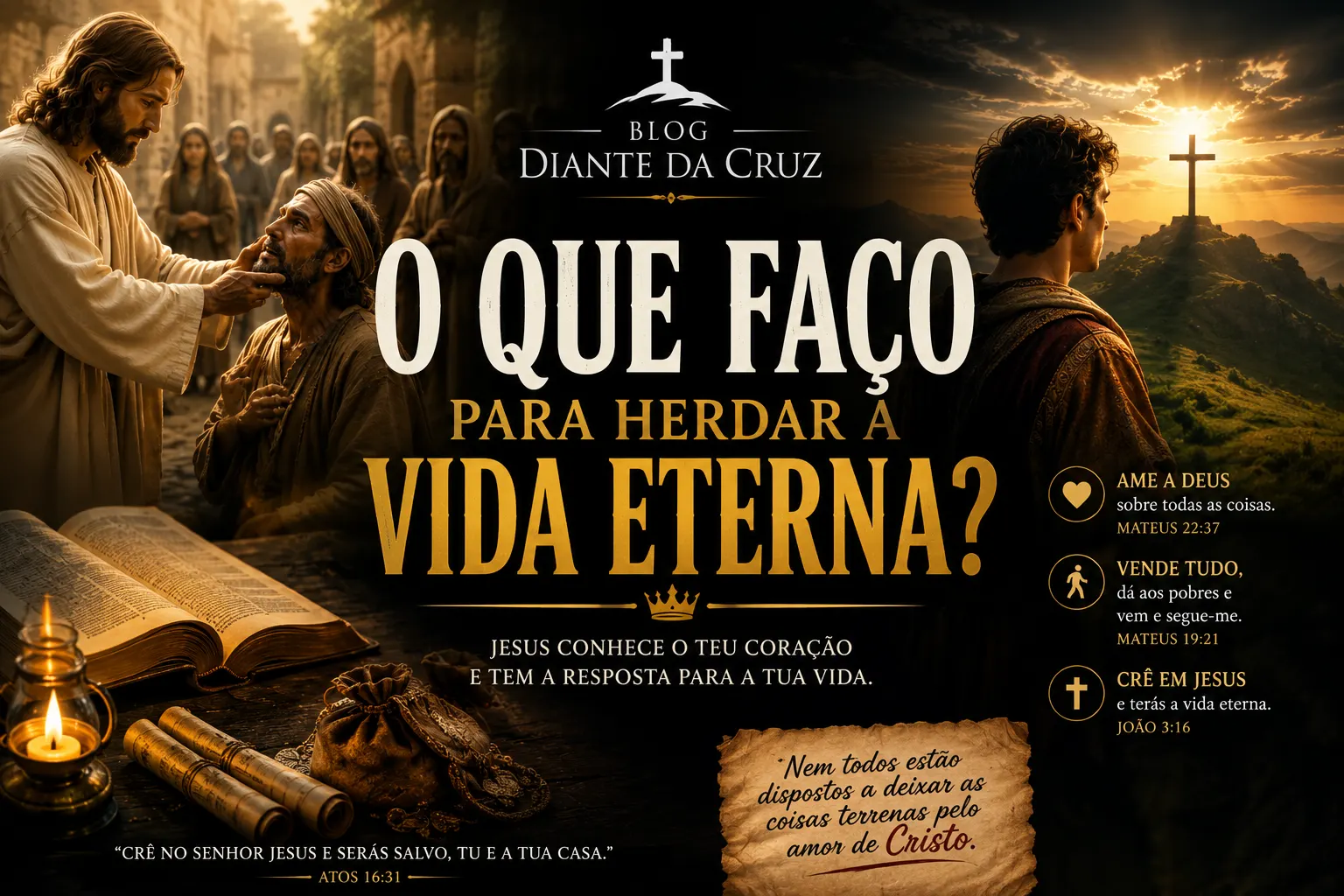 O que faço para herdar a vida eterna?