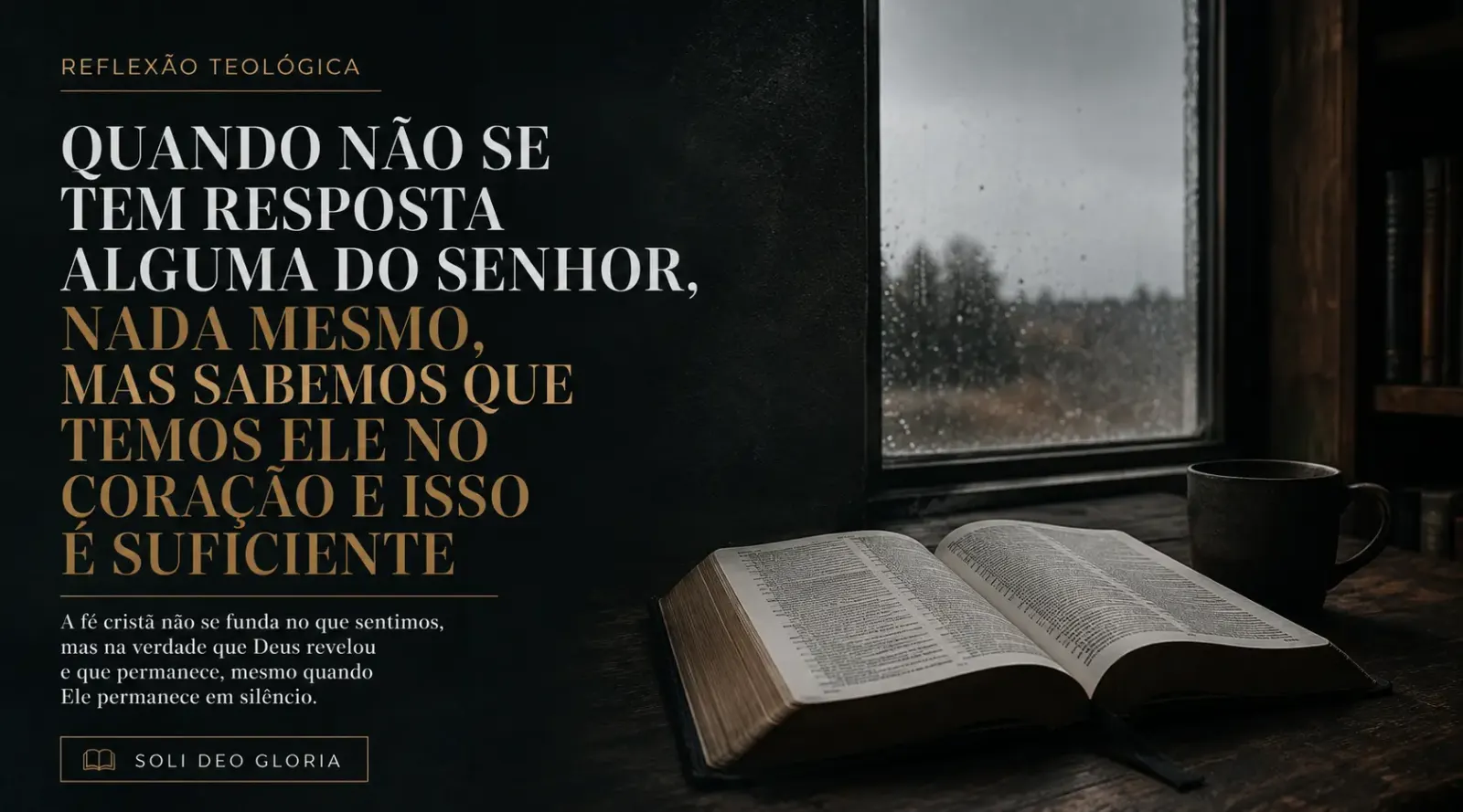 O Silêncio de Deus Não Revoga Suas Promessas