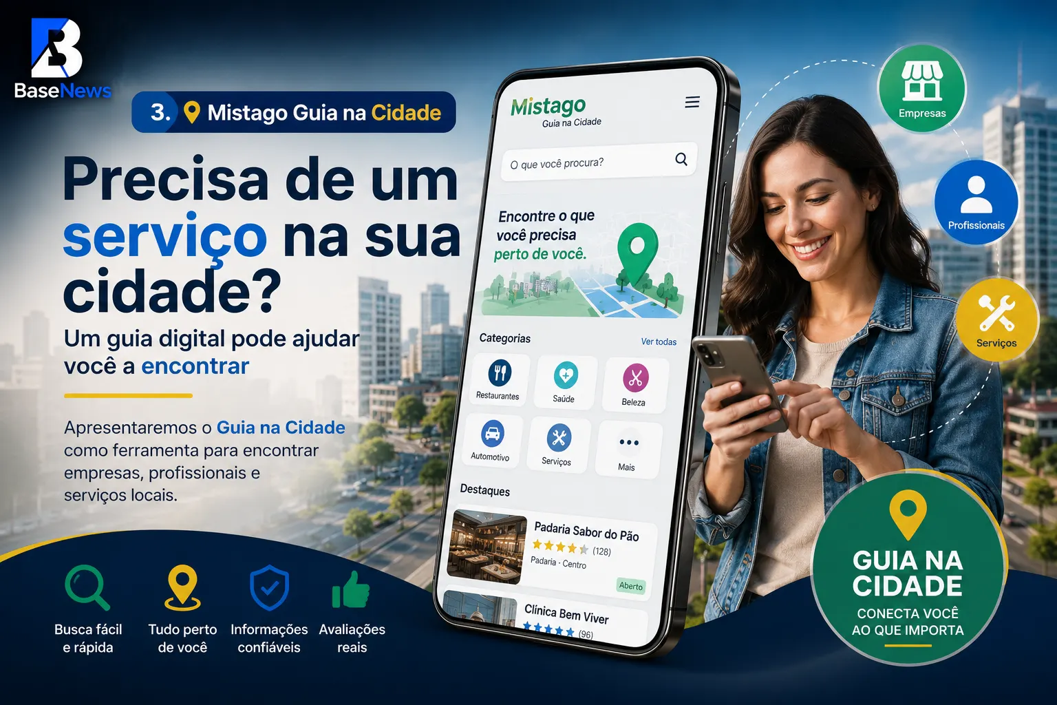 Precisa de um serviço na sua cidade? Um guia digital pode ajudar você a encontrar