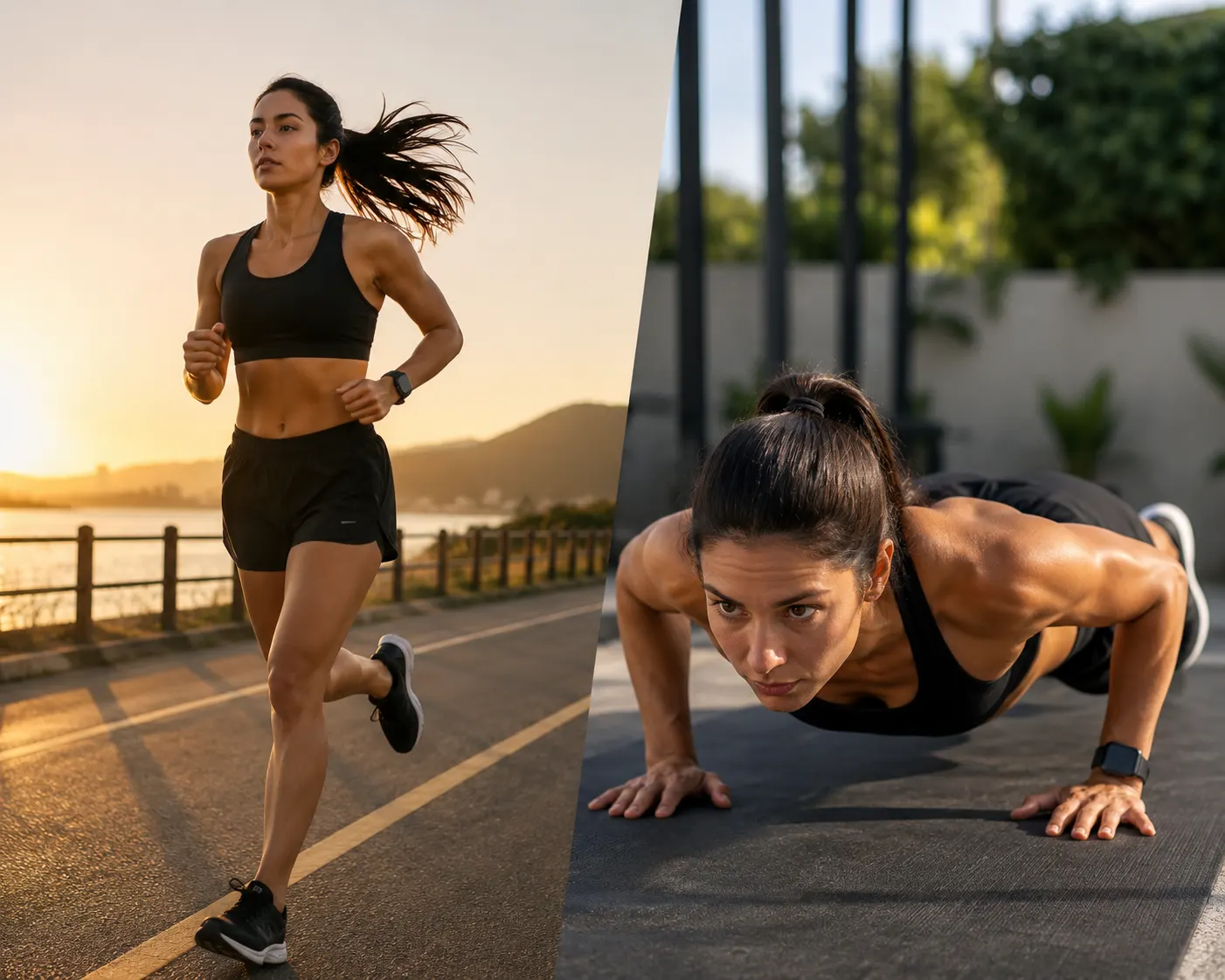 As diferenças nos benefícios para a saúde entre correr e fazer flexões todos os dias