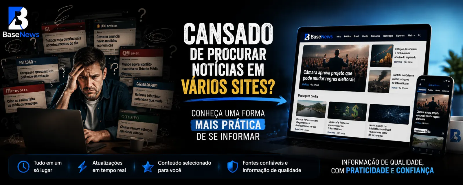 Cansado de procurar notícias em vários sites? Conheça uma forma mais prática de se informar