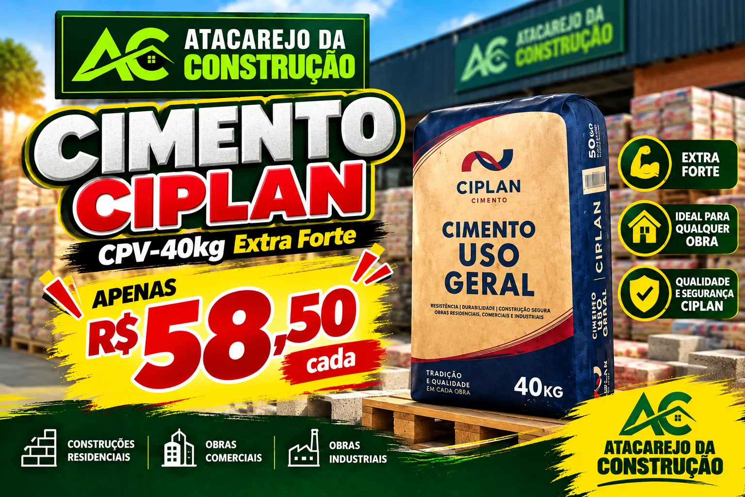 Atacarejo da Construção – Material para sua obra em Porto Velho