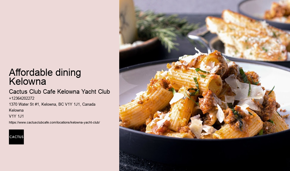 Dive into Kelowna's dining scene