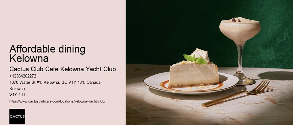 Enjoy the flavors of Kelowna