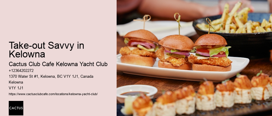 Savor Kelowna's culinary creations