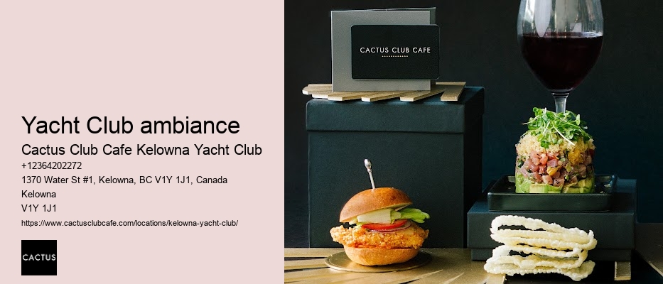 Intimate family dining Kelowna