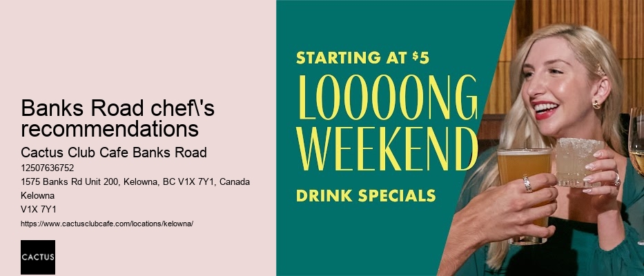 Banks Road dining specials