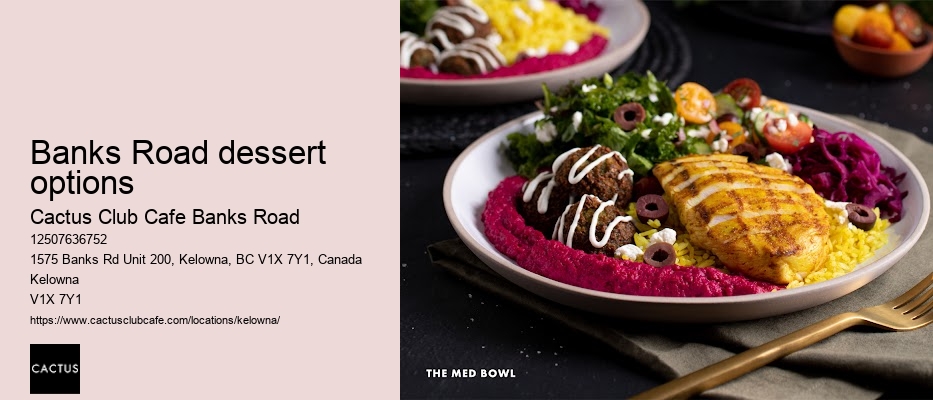 Kelowna restaurant with upscale dining options