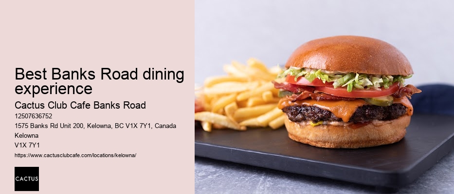 Kelowna restaurant with weekday specials