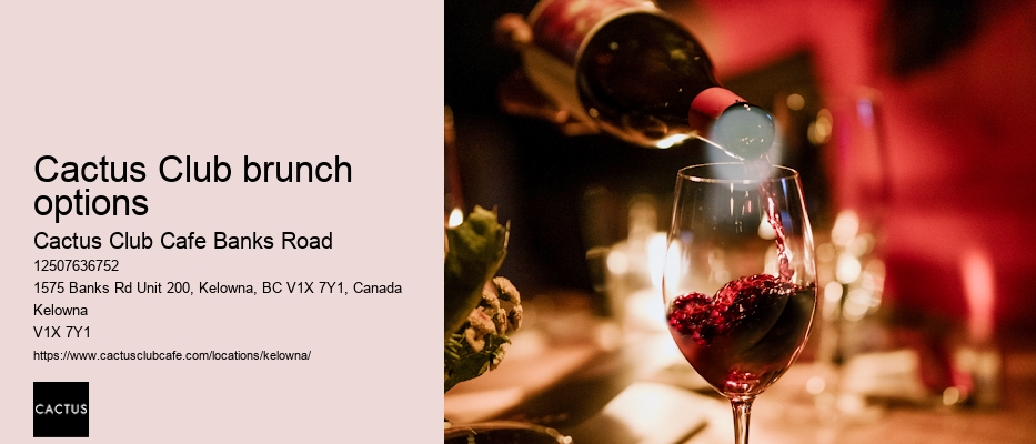 Kelowna restaurant with culinary craftsmanship
