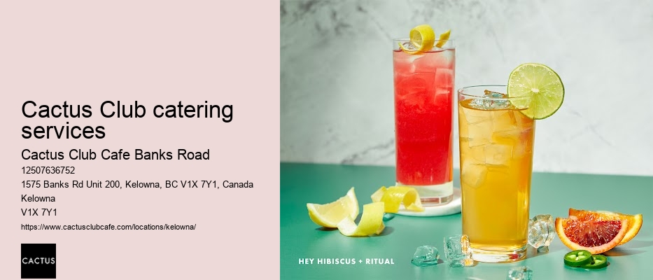 Kelowna restaurant with cocktail mixology