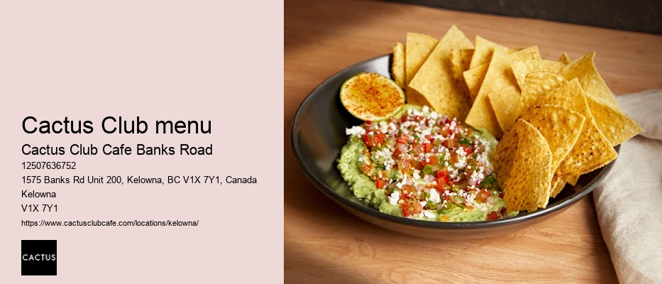 Cactus Club late-night dining