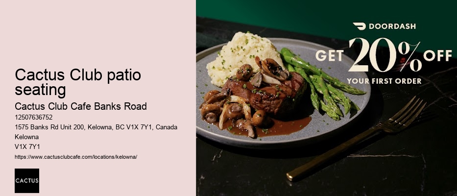Cactus Club happy hour deals