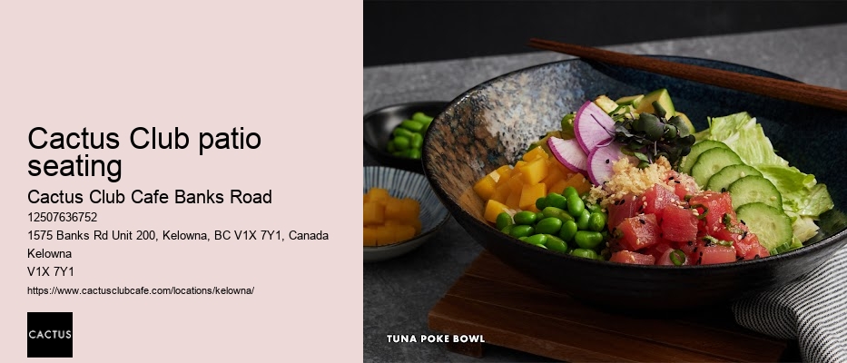 Kelowna restaurant with immersive dining experience