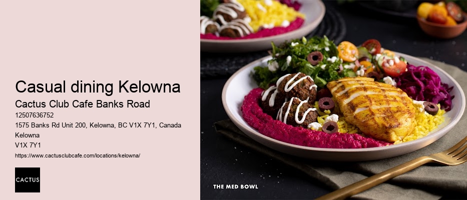Kelowna restaurant with farm-fresh produce