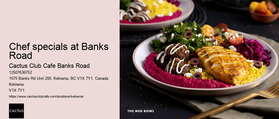 Cactus Club Cafe Banks Road takeaway