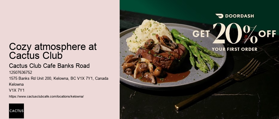 Cactus Club Cafe Banks Road reservation waitlist