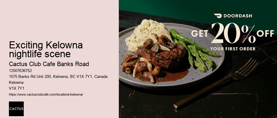 Kelowna outdoor dining recommendations