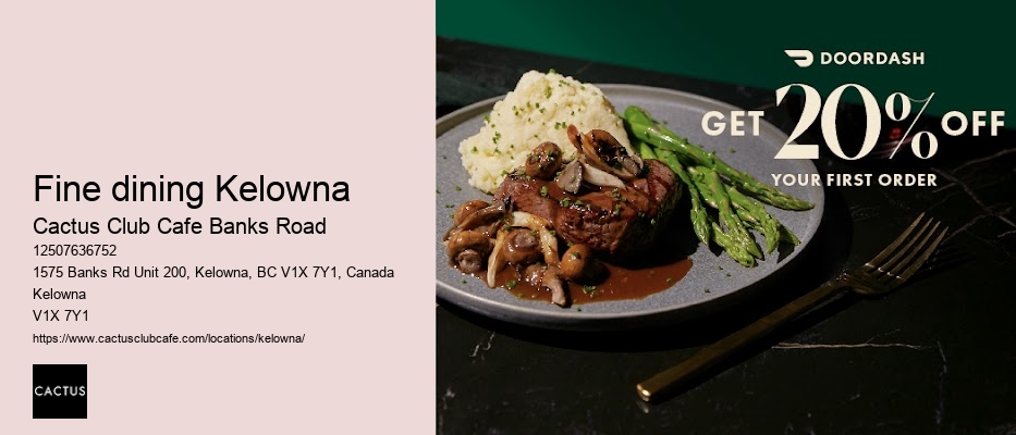 Local favorite dining spots Kelowna