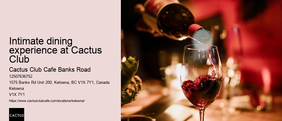 Cactus Club artisanal small plates