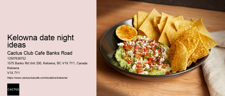 Cactus Club Cafe Banks Road gluten-conscious menu