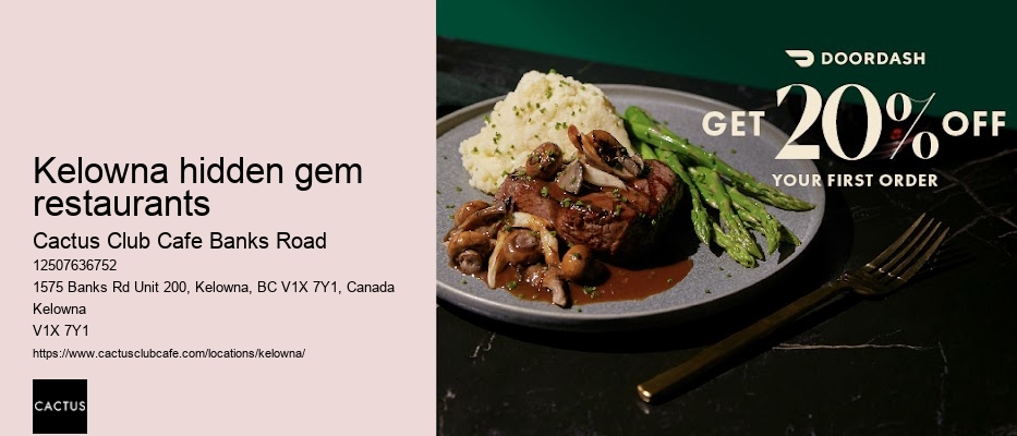 Cactus Club Cafe Banks Road reservations online