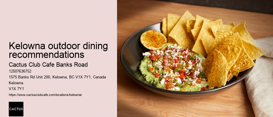 Kelowna restaurant with international flavors