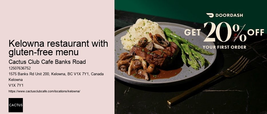 Cactus Club lunch menu