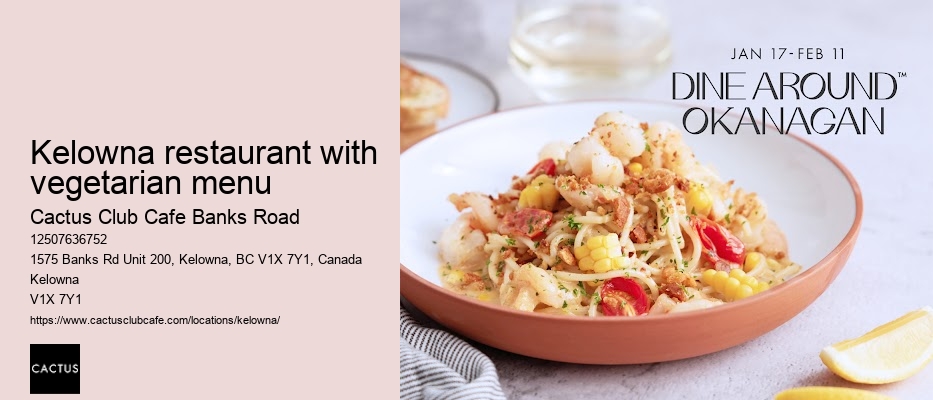 Banks Road seasonal seafood dishes
