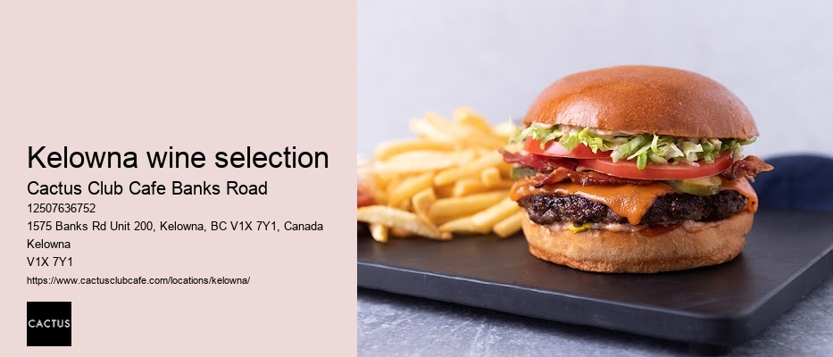 Kelowna restaurant with kids menu