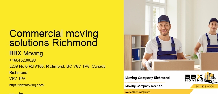 Commercial moving solutions Richmond