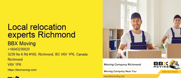 Local relocation experts Richmond