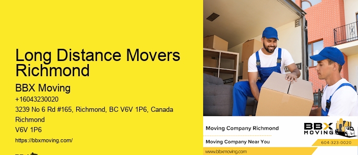 Long Distance Movers Richmond