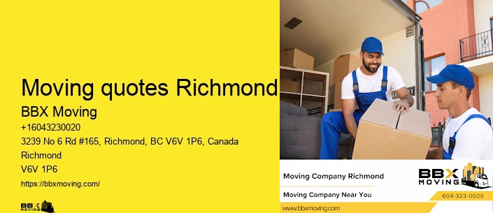 Moving quotes Richmond