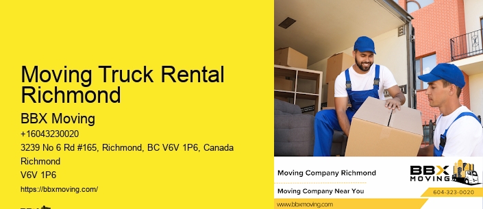 Moving Truck Rental Richmond
