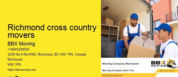 Richmond cross country movers