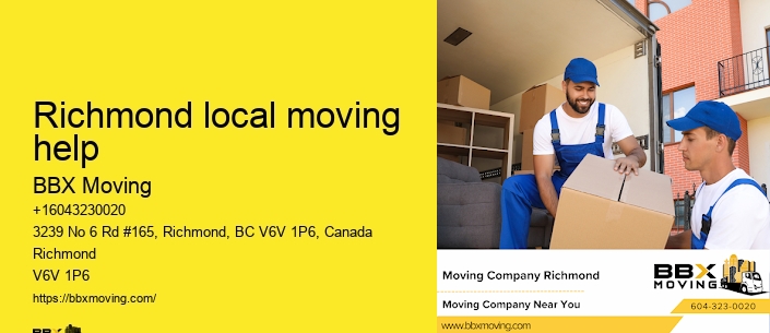 Richmond local moving help