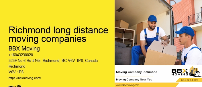 Richmond long distance moving companies