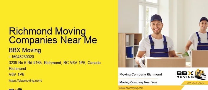 Richmond Moving Companies Near Me