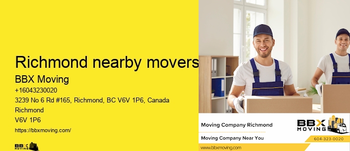 Richmond nearby movers