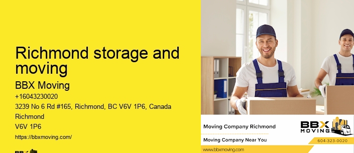 Richmond storage and moving