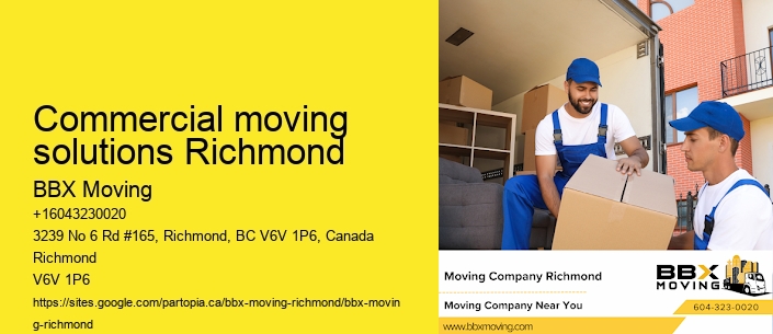 Commercial moving solutions Richmond