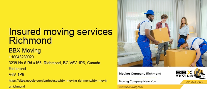 Insured moving services Richmond