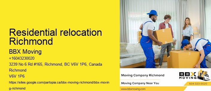 Residential relocation Richmond